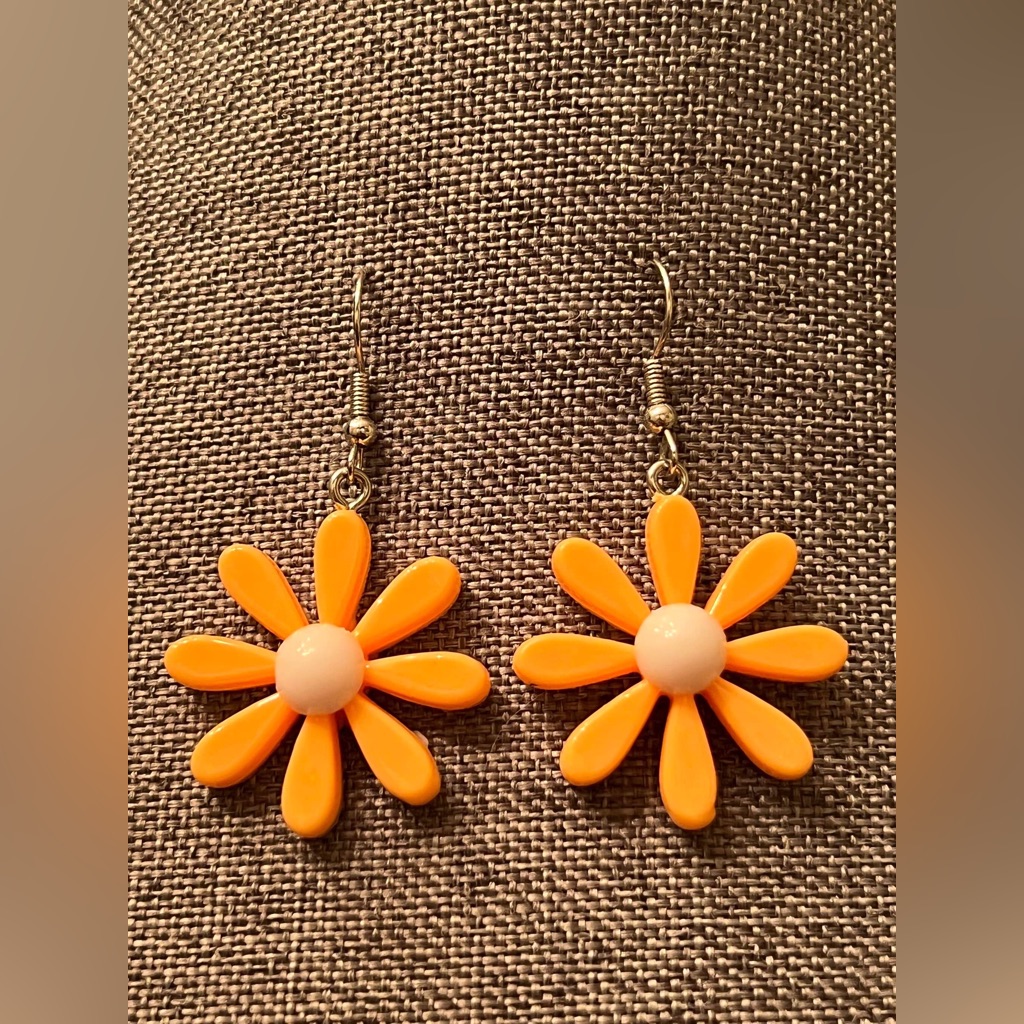Daisy Jewelry Daisy Earrings Daisy Flower Jewelry Daisy Dangel Earring